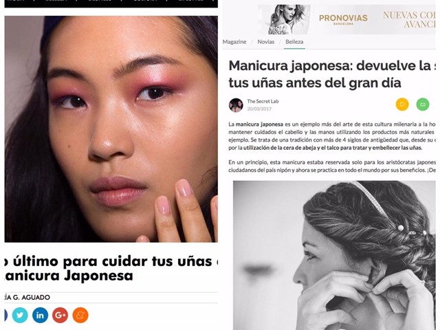 La Manicura Japonesa en revistas 