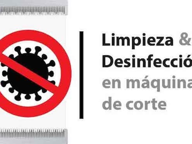 Limpieza y desinfección en salones