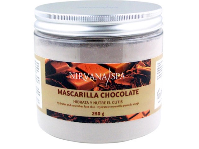 Mascarilla facial de chocolate